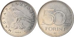 World Coins - Coin, Hungary, 50 Forint, 2007, Budapest, , Copper-nickel, KM:805