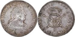 World Coins - Coin, France, Louis XIV, 1/2 Écu aux insignes, 1/2 ECU, 43 Sols, 1702, Rennes