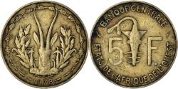 World Coins - Coin, West African States, 5 Francs, 1978