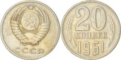 World Coins - Coin, Russia, 20 Kopeks, 1961, Saint-Petersburg, , Copper-Nickel-Zinc