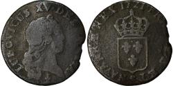 World Coins - Coin, France, Louis XV, Liard au buste enfantin, Liard, 1721, Reims,