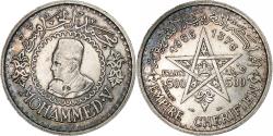 World Coins - Morocco, Mohammed V, 500 Francs, 1956, Paris, Silver, , KM:54