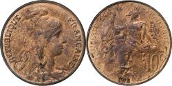World Coins - France, 10 Centimes, Dupuis, 1912, Paris, Bronze, , Gadoury:277, KM:843