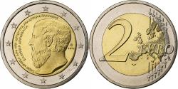 World Coins - Greece, 2 Euro, Platonic Academy, 2013, Athens, Bi-Metallic,