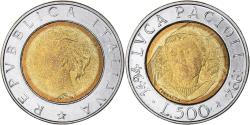 World Coins - Coin, Italy, 500 Lire, 1994, Rome, , Bi-Metallic, KM:167