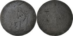 World Coins - Coin, France, Monneron à la Liberté, 2 Sols, 1792, Birmingham,
