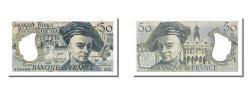 World Coins - Banknote, France, 50 Francs, 50 F 1976-1992 ''Quentin de La Tour'', 1983