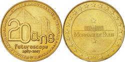 World Coins - France, Token, Touristic token, 86/ Futuroscope - 20 ans, Arts & Culture, 2007