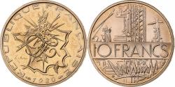World Coins - France, 10 Francs, Mathieu, 1980, MDP, série FDC, Copper-nickel Aluminium