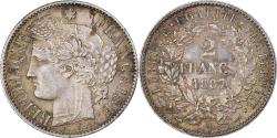 World Coins - Coin, France, Cérès, 2 Francs, 1887, Paris, , Silver, KM:817.1