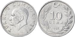World Coins - Coin, Turkey, 10 Lira, 1987, Istanbul, , Aluminum, KM:964
