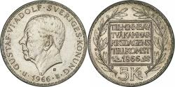 World Coins - Coin, Sweden, Gustaf VI, 5 Kronor, 1966, , Silver, KM:839