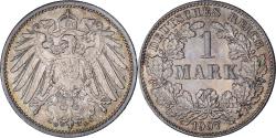 World Coins - Coin, GERMANY - EMPIRE, Wilhelm II, Mark, 1907, Karlsruhe, , Silver