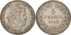 World Coins - Coin, France, Louis-Philippe, 5 Francs, 1842, Bordeaux, , Silver