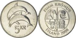 World Coins - Coin, Iceland, 5 Kronur, 2008