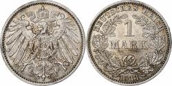 World Coins - GERMANY - EMPIRE, Wilhelm II, Mark, 1911, Muldenhütten, Silver,