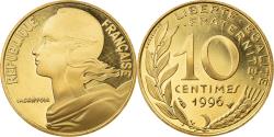 World Coins - Coin, France, Marianne, 10 Centimes, 1996, Paris, Proof,