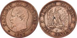World Coins - France, Napoleon III, 2 Centimes, 1857, Lille, Bronze, , Gadoury:103