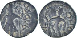 Ancient Coins - Kushan Empire, Kanishka I, Drachm, 127-152, Bronze,