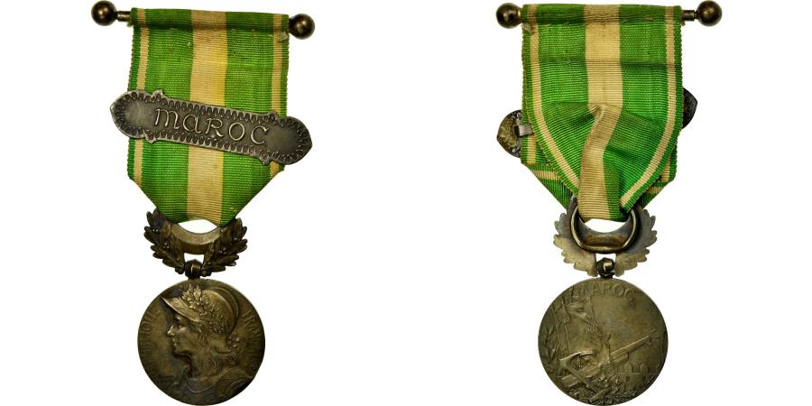 France Medaille Coloniale Du Maroc Guerre Du Rif Medal Excellent Quality