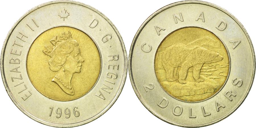 道楽dowlu ck chin×2 最初期1996年製 🇨🇦1996 German Planchet $2.00 | eBay