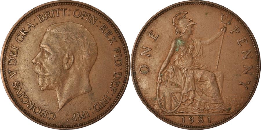 Coin, Great Britain, George V, Penny, 1931, , Bronze, KM:838 | European ...