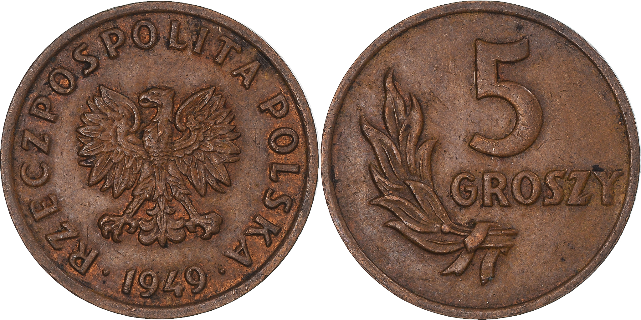 1949 order Poland Coin