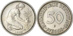 World Coins - Coin, GERMANY - FEDERAL REPUBLIC, 50 Pfennig, 1970, Munich,