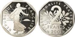World Coins - Coin, France, Semeuse, 2 Francs, 2001, Paris, Proof, , Nickel