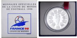 World Coins - France, 10 Francs, Coupe du Monde 1998, 1998, MDP, Proof, Silver,