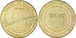 World Coins - France, Token, Tourist Token, 12/ Viaduc de Millau, Arts & Culture, 2014
