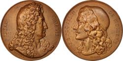 World Coins - France, Medal, Racine et Molière, Arts & Culture, Caunois, , Bronze