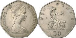 World Coins - Great Britain, Elizabeth II, 50 New Pence, 1969, Copper-nickel,