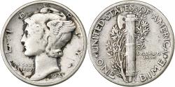 Us Coins - United States, Dime, Mercury Dime, 1943, U.S. Mint, Silver, , KM:140
