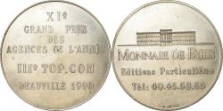 World Coins - France, Medal, XIème Grand Prix des Agences de l'Année, Deauville, 1990, MDP