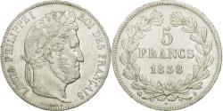World Coins - Coin, France, Louis-Philippe, 5 Francs, 1838, Rouen, , Silver