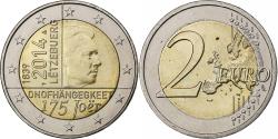 World Coins - Luxembourg, 2 Euro, 175 Years of the Nation, 2014, Utrecht, Bi-Metallic,