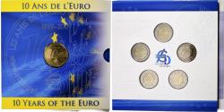World Coins - European Union, Euro set 20 x 2€ + token, 10 years of the euro, 2009,