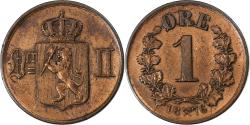 World Coins - Norway, Oscar II, Ore, 1876, Bronze, , KM:352