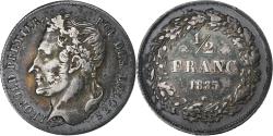 World Coins - Belgium, Leopold I, 1/2 Franc, 1835, Silver, , KM:6