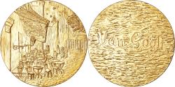 World Coins - France, Medal, Peinture, Van Gogh, Terrasse de Café la Nuit, Arts & Culture