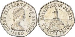 World Coins - Coin, Jersey, 20 Pence, 1990
