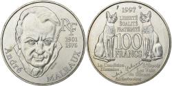 World Coins - France, 100 Francs, André Malraux, 1997, Silver, , Gadoury:954, KM:1188