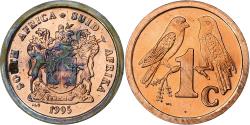 World Coins - South Africa, Cent, 1995, Centurion, BU, Bronze Plated Steel, , KM:132