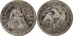 Us Coins - United States, Quarter dollar, Seated Liberty, 1859, Philadelphia, Silver