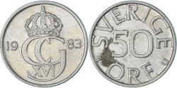 World Coins - Coin, Sweden, 50 Öre, 1983