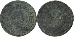 World Coins - France, Henri III, Denier Tournois, Paris, Copper, , Gadoury:450