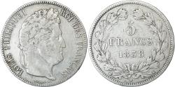 World Coins - Coin, France, Louis-Philippe, 5 Francs, 1838, Bordeaux, , Silver