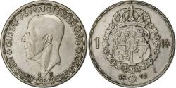 World Coins - Sweden, Gustaf V, Krona, 1948, Stockholm, Silver, , KM:814