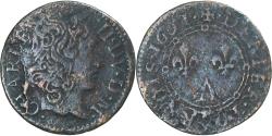World Coins - Principality of Arches-Charleville, Charles II de Gonzague, Denier Tournois